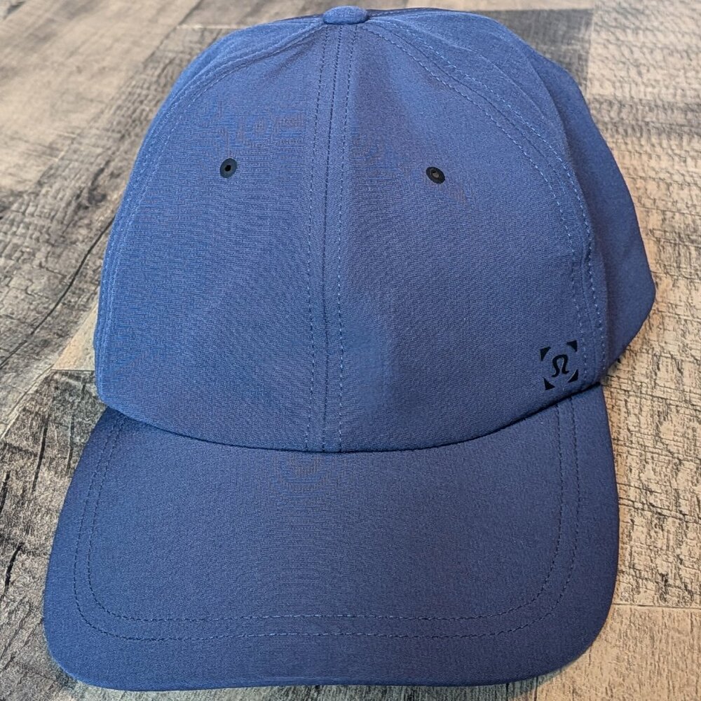 Lululemon Hat Blue Baseball Cap Strapback Stretchy Polyester